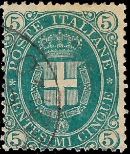 Italy 1889 Sc 52 U vg copy 2