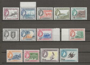 BRITISH VIRGIN ISLANDS 1956/62 SG 149/161 MNH