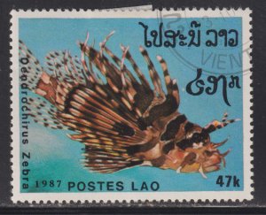 Laos 825 Dendrochirus Zebra 1987