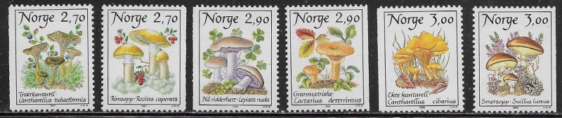 Norway Scott #'s 884 - 889 MNH