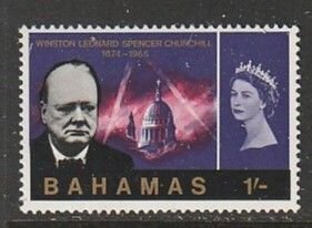 1966 Bahamas - Sc 227 - MNH VF - 1 single - Churchill Memorial