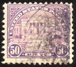 1922, US 50c, Arlington Amphitheatre, Used, Sc 570