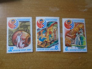 Russia  #  4865-67  MNH