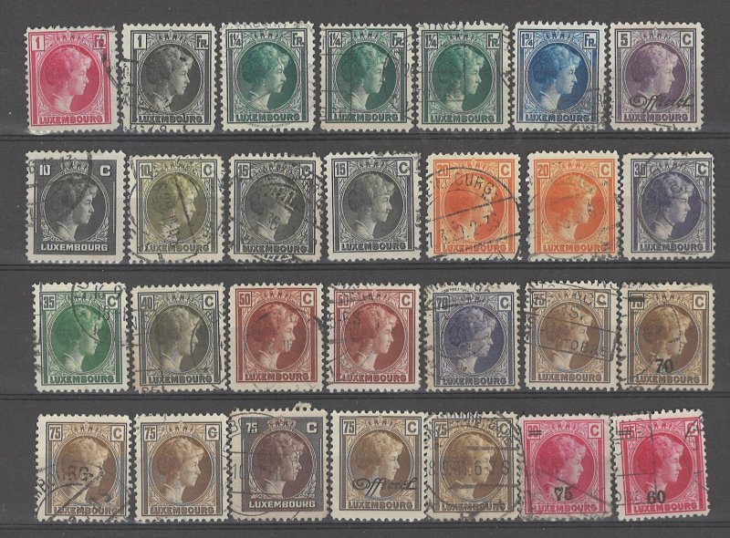 COLLECTION LOT # 55L LUXEMBOURG 94 STAMPS CLEARANCE