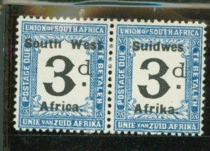 South West Africa #J37 Unused Multiple