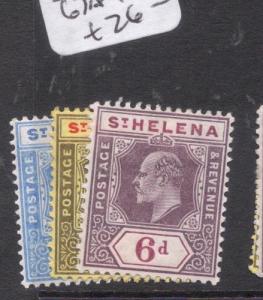 St Helena SG 64, 66, 67a MOG (5dlz)