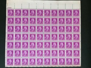 1948 sheet - Harlan F. Stone - Sc# 965