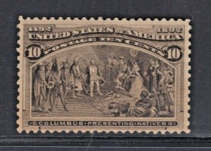 #237 NH Fine Centering Full Perforations CV. $250  (JH 7/7)