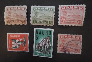 NAURU Stamp Lot MINT MH OG Unused Used T20573