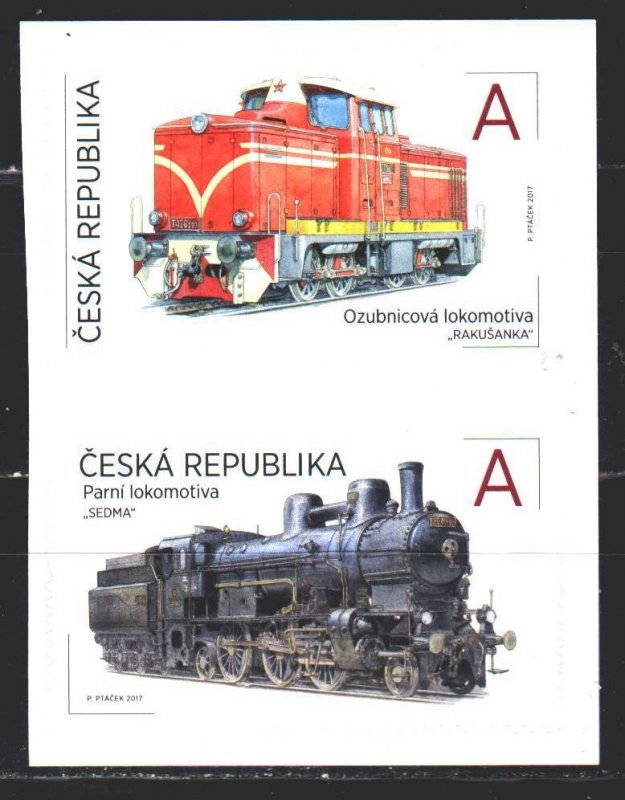 Czech Republic. 2017. 929-30. Trains. MNH.