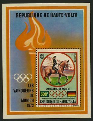 Upper Volta C124-6 MNH Sports, Horse, Cycling, Diving