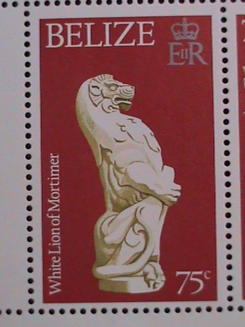 BELIZE 1978  25TH ANNIVERSARY-CORONATION OF QUEEN ELIZABETH II MNH  S/S VF