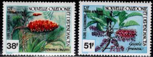 New Caledonia (NCE) Scott C110-C171 MH* Flowering plant set 1981