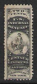 RS204b - Private Die - Match and Medicine Stamp