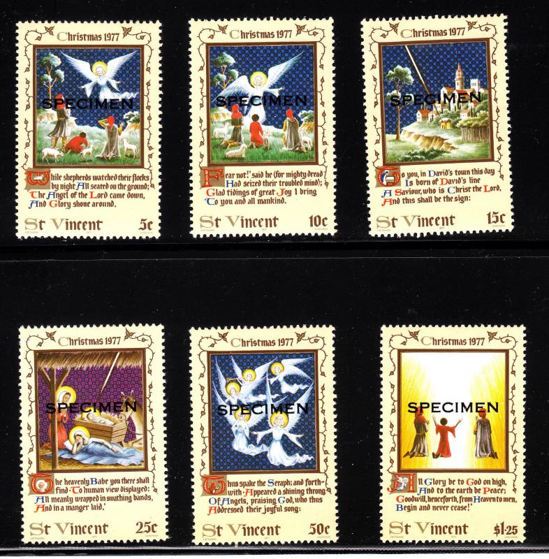 St. Vincent 509-514 - MNH - Specimen overprint