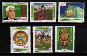 Turkmenistan MNH sc# 2-7 10CV $3.35