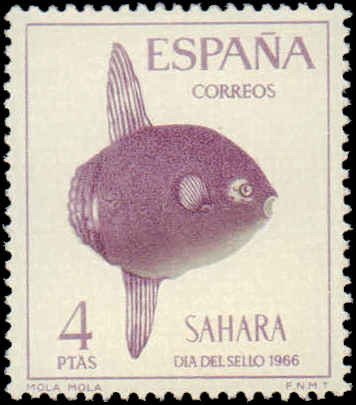 Spanish Sahara #169-172, Complete Set(4), 1966, Marine Life, Never Hinged