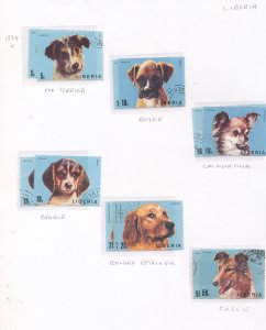 FAROES Georgia GB kampuchea Laos DOGS MNH used (Apx 90+ items) KRA028