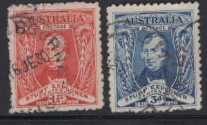 AUSTRALIA, 104-105  USED  SET