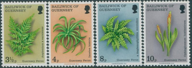 Guernsey 1975 SG122-125 Ferns set MNH