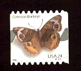 US #4002 24¢ Common Buckeye Butterfly