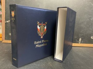 St. Pierre Miquelon Davo Album, Binder, Dustcase, 1986-93, Never Used, JFZ