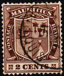 Mauritius. 1910 2c S.G.206 Fine Used