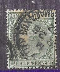 Jamaica #16   l/2p Queen Victoria  (U) CV $1.75