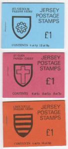 Jersey Coat Of Arms Booklets SG B26-8 Complete