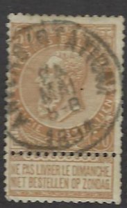 Belgium SC#70 Used F-VF SCV$20.00...Great Spot(s)!