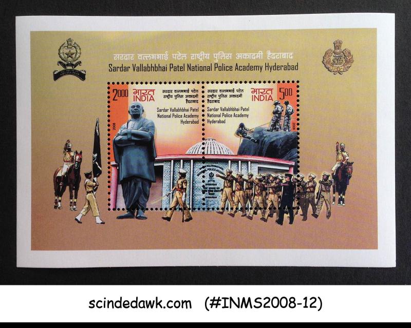 INDIA - 2008 SARDAR VALLABHBHAI PATEL NATIONAL POLICE ACADEMY HYDERABAD M/S MNH