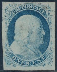 #9 VF-XF USED (LOOKS UNUSED) WITH PSE GRADED 85 CERT CV $210 BT2038