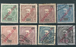 Lourenco Marques 8 Different MH/Used F/VF 1916 SCV $25.00