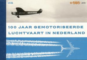 [20731] Netherlands Niederlande 2009 Prestige Booklet PR26 Powered Flight