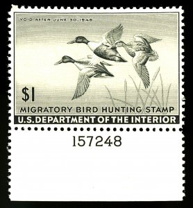 U.S. #RW12 MINT PL# SINGLE OG NH