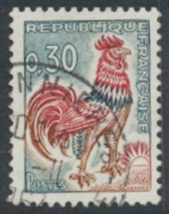 France  SC# 1024B Used  Gallic Cock   see details & scans