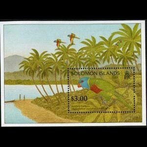 SOLOMON IS. 1996 - Scott# 823 S/S Parrot NH