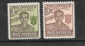 Philippines  #528a-5229a Mint Complete set Scouts Saluting Stamps 2017 SCV $4.75