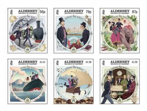 Stamps of Alderney (Pre order) - 2023 Around the World in 80 Days by Jules Verne