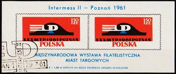 Poland. 1961 Miniature Sheet. S.G.MS1245a Fine Used