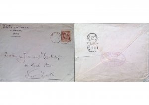 O) 1927 HAITI, GONAIVES, PAID PO ALL,  LIBERTY HEAD 20c KELLY BROTHERS - GONAIV