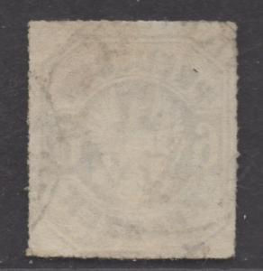 *German States Prussia SC# 26, Used, VF+, Rouletted 16, Embossed