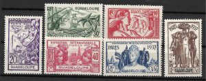 Doyle's_Stamps: MH 1937 Paris Expo French Reunion Set, Scott #167* to #172*