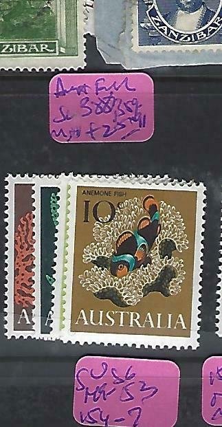 AUSTRALIA (P1811B)  FISH  SG 388, 389-91   MNH