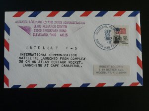 space satellite Intelsat F5 telecommunications cover 1982 United States 93840