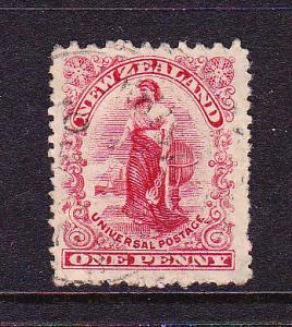 NEW ZEALAND 1902  1d UNIVERSAL  FU P11x14 NO WMK  SG 297a