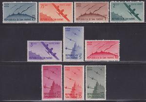 San Marino C41-C50 VF-MNH nice colors cv $ 27 ! see pic !