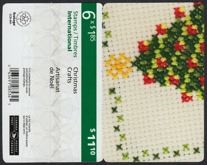 DEER, HORN,CHRISTMAS TREE = Set of 3 Booklets MNH Canada 2013 #2689a-91a