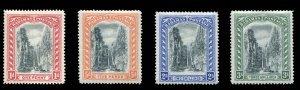 Bahamas #33-36 Cat$111, 1901-3 Queen's Staircase, set of four, hinged
