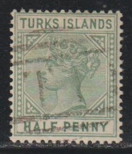 Turks Islands SC 48 Used